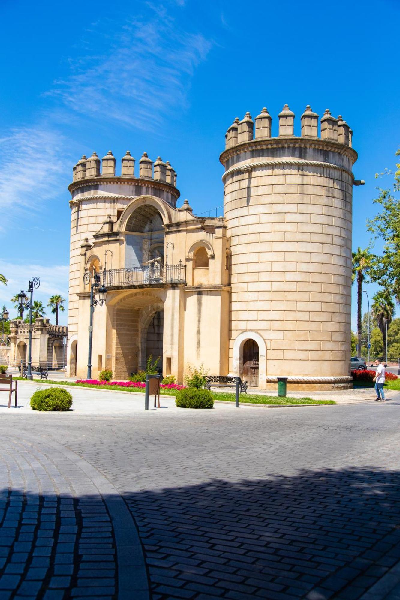 Alojamientos Puerta Palma Estudio Badajoz Esterno foto