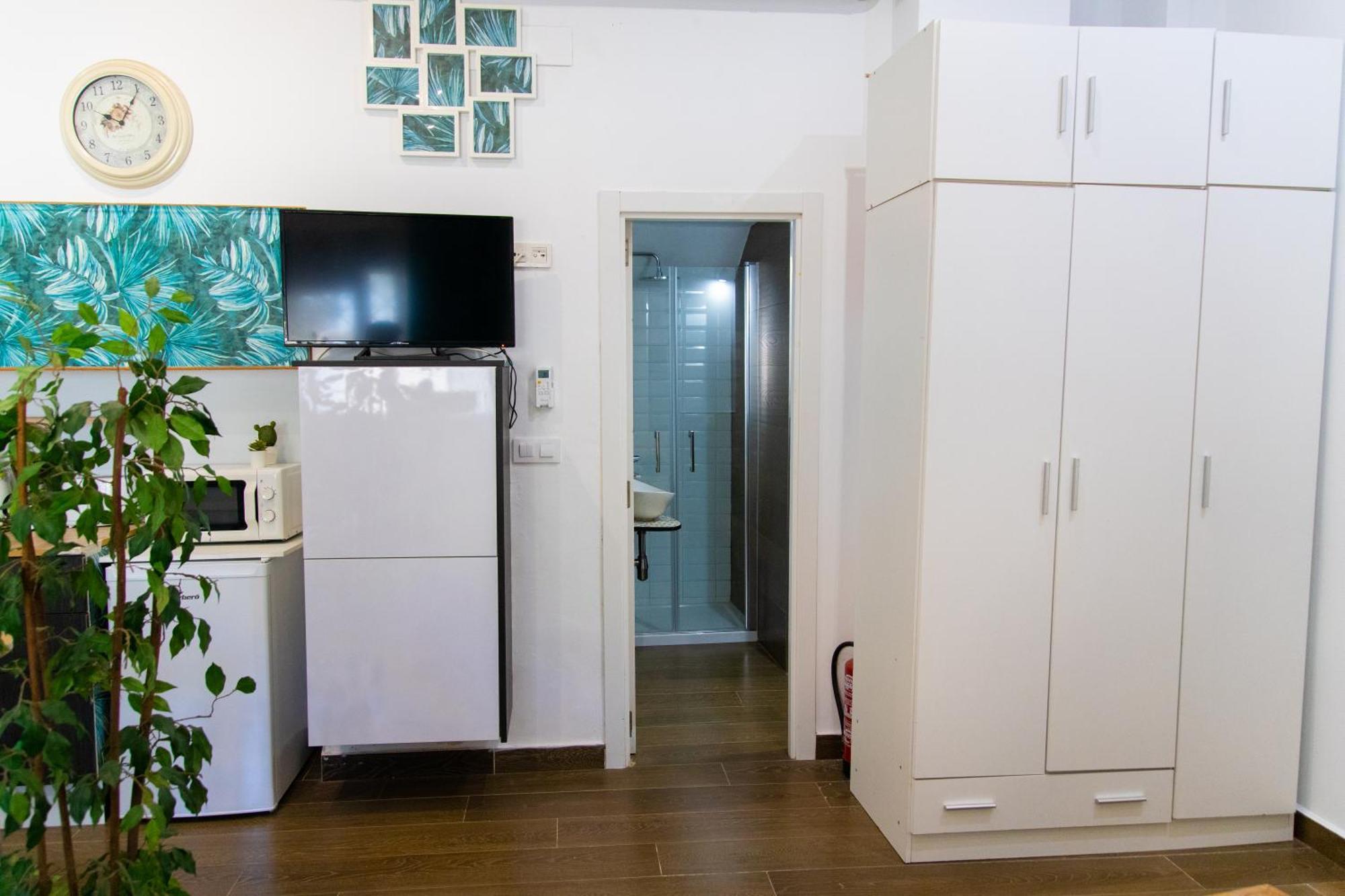 Alojamientos Puerta Palma Estudio Badajoz Esterno foto